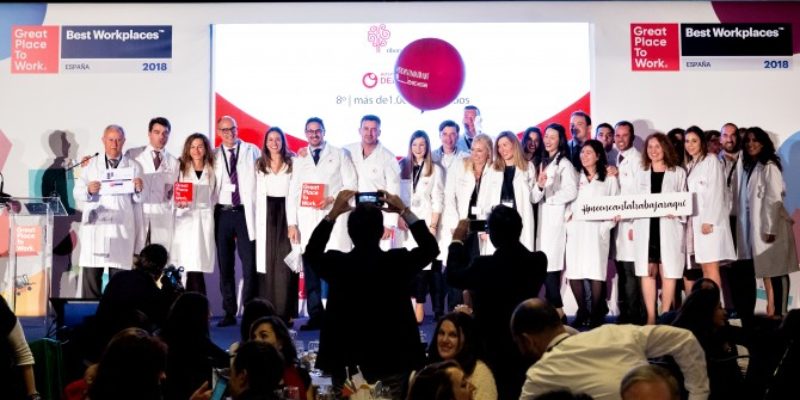 Vinalopó Salud, una de las 50 mejores empresas para trabajar en España en 2018