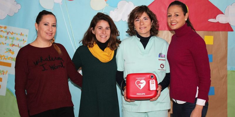 Vinalopó Salud dona un desfibrilador al Colegio Público de Educación Especial Virgen de La Luz