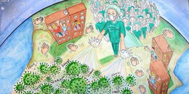 Los centros de Ribera Salud reciben más de 550 mensajes, dibujos y vídeos de apoyo para pacientes y profesionales en una semana