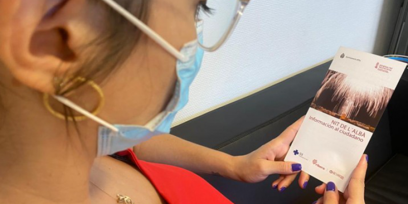 Los hospitales Universitario del Vinalopó y General de Elche elaboran un tríptico informativo conjunto con recomendaciones para la “Nit de l’Albà”