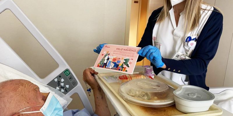 Ribera ofrece a sus pacientes menús especiales por Navidad en el Hospital Universitario del Vinalopó