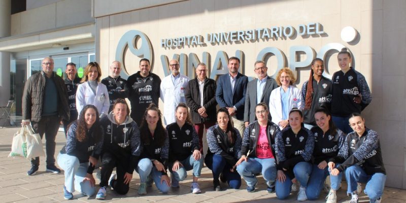El Hospital Universitario del Vinalopó firma un convenio con el Club Balonmano Elche