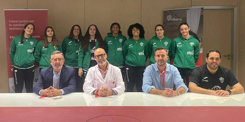 El Hospital Universitario del Vinalopó y el Club Balonmano Elche renuevan su convenio de colaboración