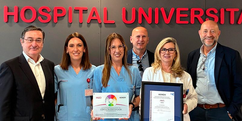La Unidad de Estomaterapia del Hospital Universitario del Vinalopó obtiene la certificación HU-CI AENOR en Buenas Prácticas de Humanización de la Consulta de Ostomías